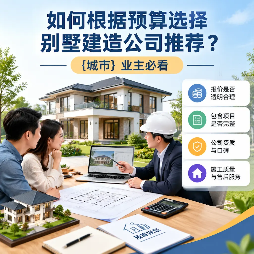 如何根据预算选择别墅建造公司推荐? 册亨 业主必看